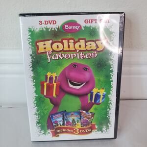 Barney Holiday Favorites DVD Set - 3 Movies - Christmas Star, Frosty Friends